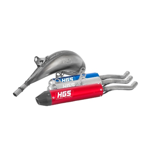 Exhaust HGS Beta RR 250 (13-19) - Silencer grey-steel BE-213-SSG