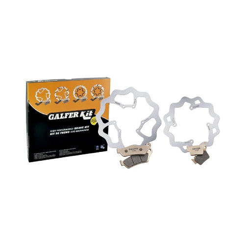 Brake Pads and Brake Disc Kit Galfer Wave Suzuki RMZ 450 (05-17) KG349W