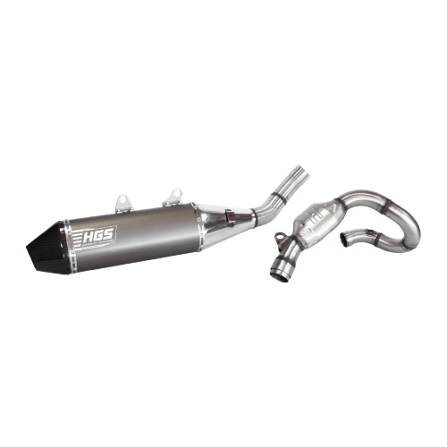 Exhaust HGS Suzuki RMZ 450 (18-26) complete - Carbon end cap RF-418-CCG