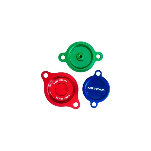 Oil filter cover KTM 250 SX-F (06-12) blue - NRTeam DS94.0015B