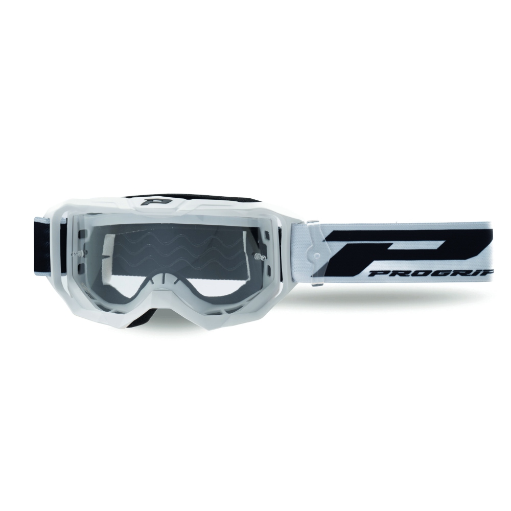 Goggles Pro Grip Vision Go - White clear lens