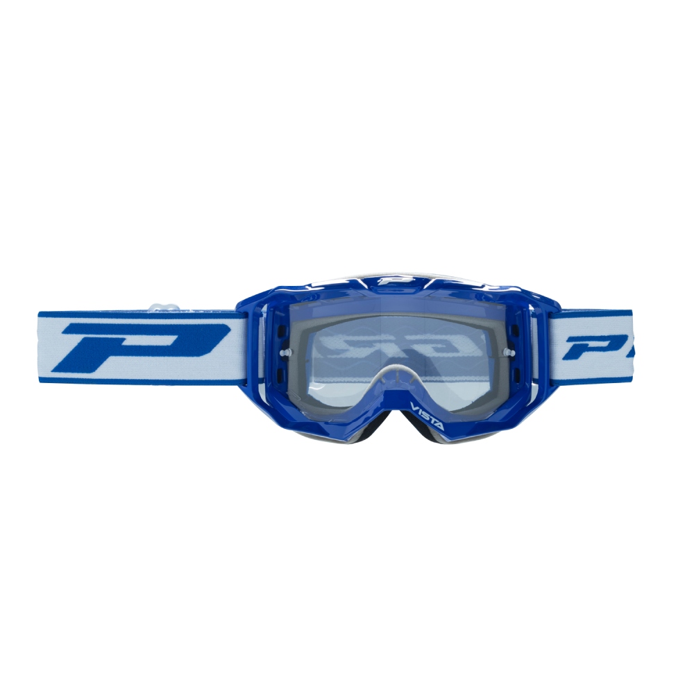 Goggles Pro Grip Vista - Blue White clear lens