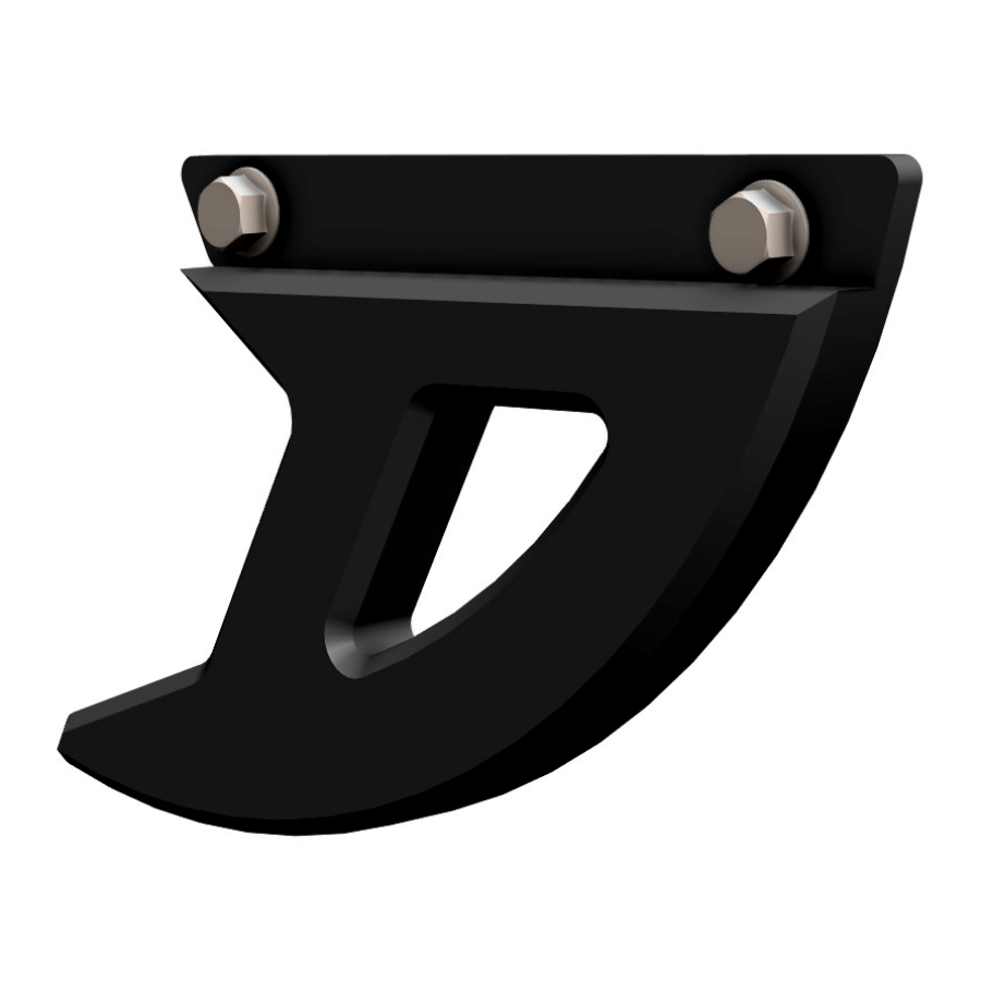 Disc Guard rear DTC Kawasaki KX 250 F (04-25) black 92065A0300
