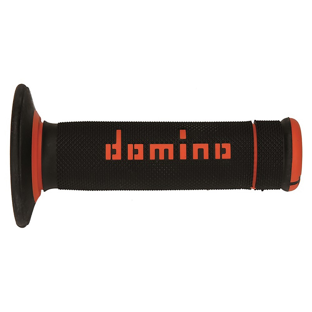 Pair of Grips off-road Domino A020 - black orange