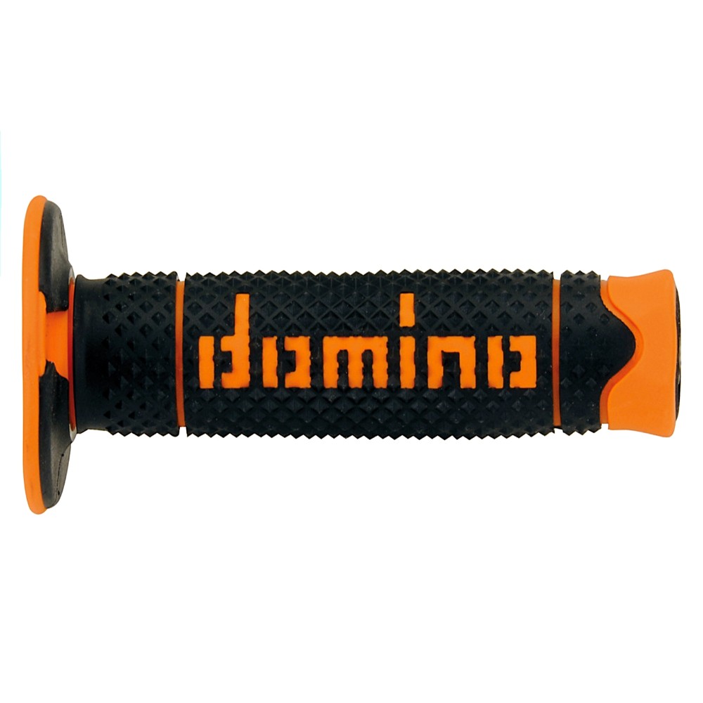 Pair of Grips off-road Domino A260 - black orange