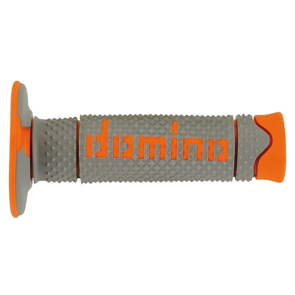 Pair of Grips Domino A260 - grey orange A2604552A7