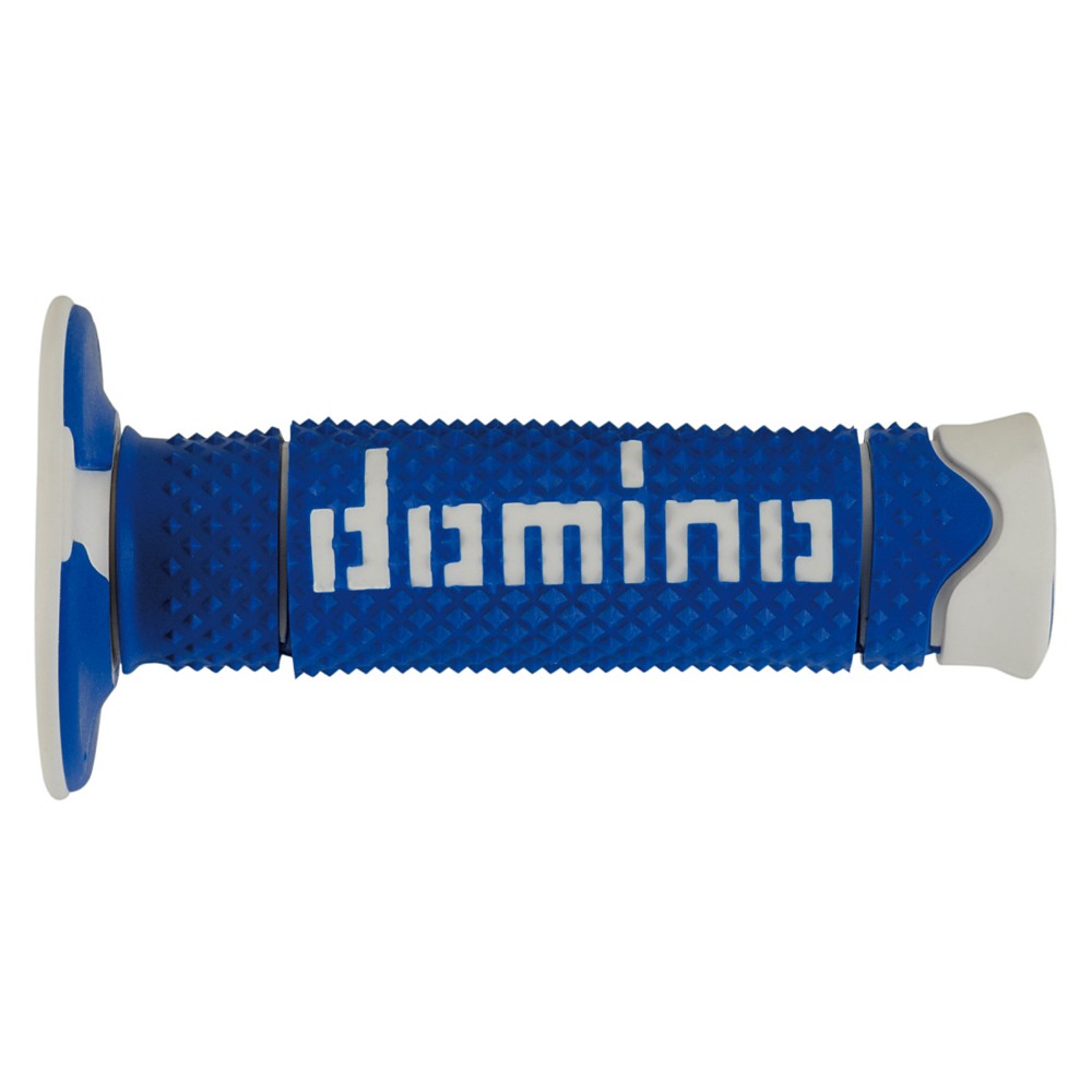 Pair of Grips off-road Domino A260 - blue white