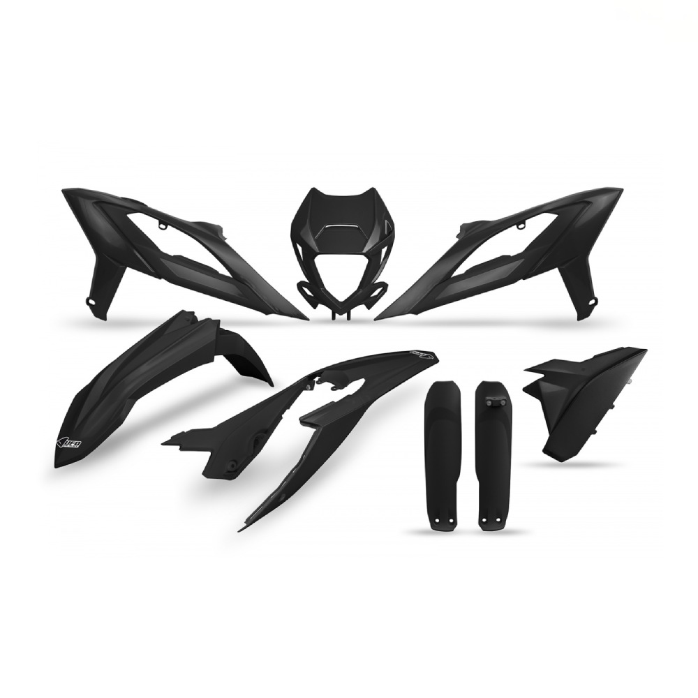 Plastics kit Beta RR 300 (23-24) - colour black BEKIT801F-001