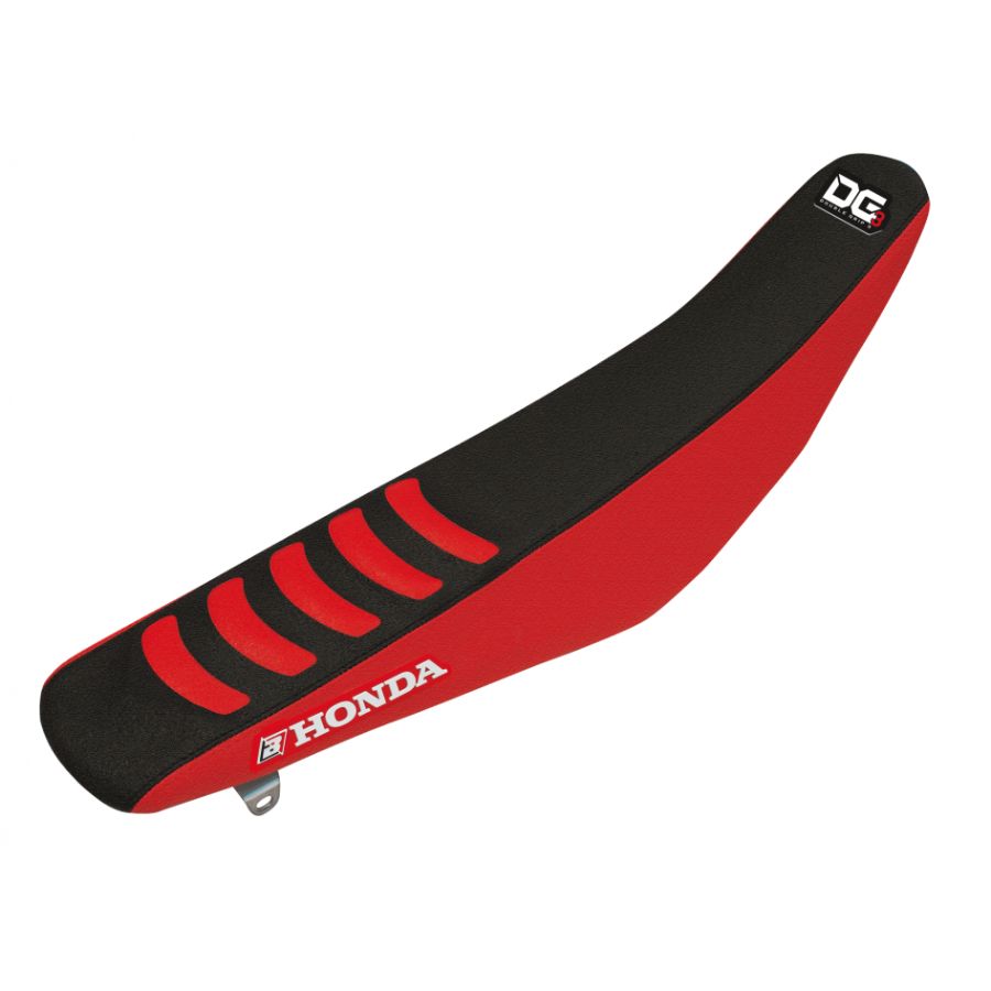 Seat cover Blackbird Honda CRF 250 R (10-13) DG3 black e red BL-1145H