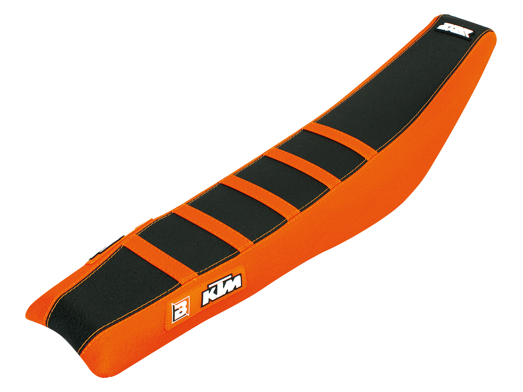 Seat cover Blackbird KTM 500 EXC-F (17-19) zebra black e orange BL-1524Z