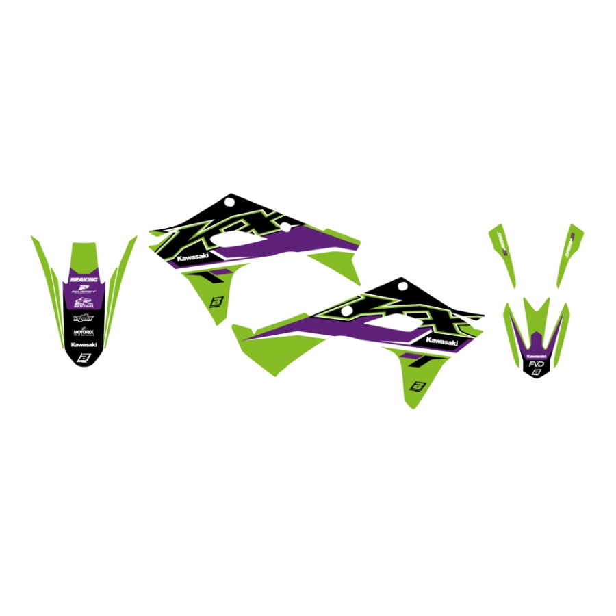 Graphics kit Kawasaki KX 250 F (25) Dream 5 BL-2428AB