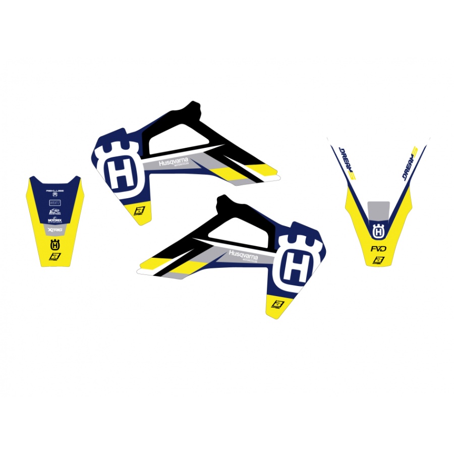 Graphics kit Husqvarna 150 TE (20-23) Dream 5 BL-2615AB