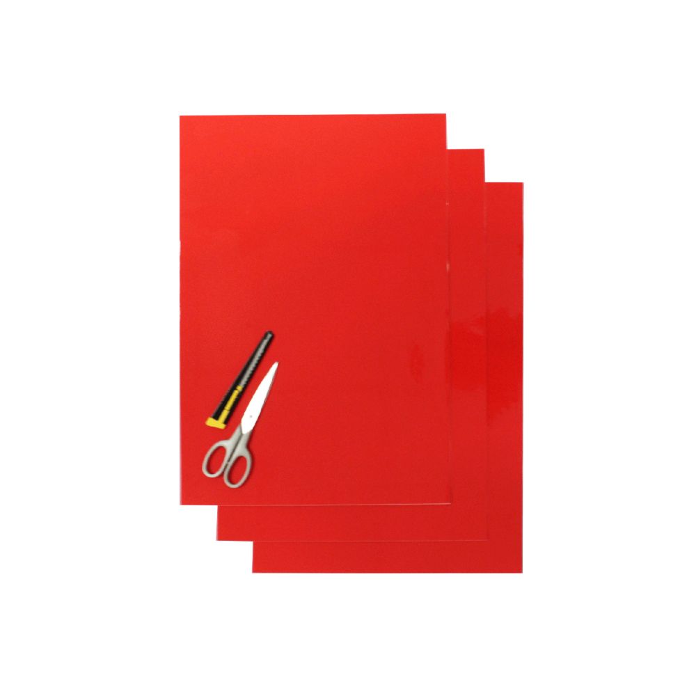 Crystall adhesive sheets red Crystall adhesive sheets red