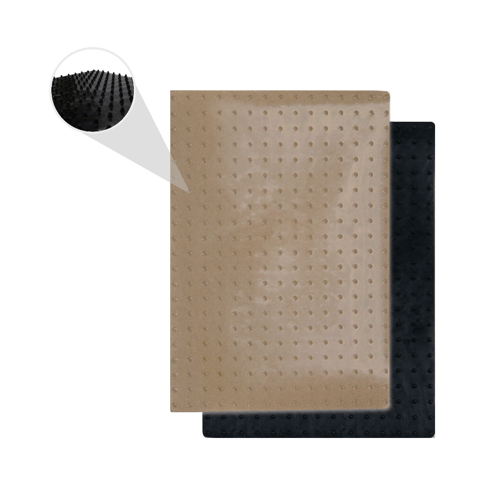 Transparent anti-slip adhesive sheets with bumps BL-5057/80