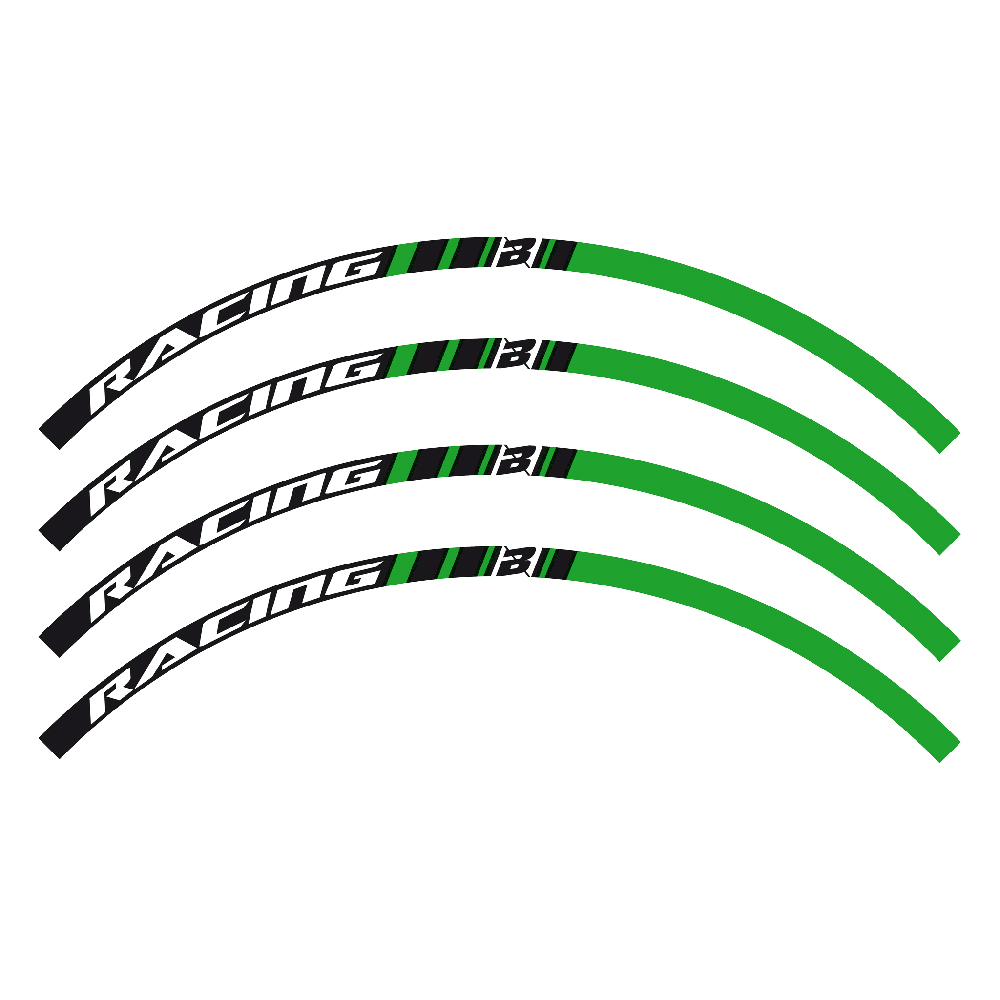 Kit sticker Wheel Blackbird green Kit sticker Wheel Blackbird green
