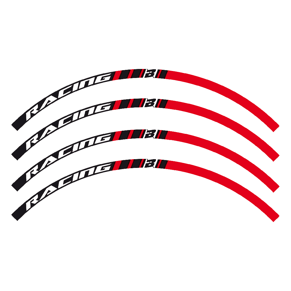 Kit sticker Wheel Blackbird red Kit sticker Wheel Blackbird red