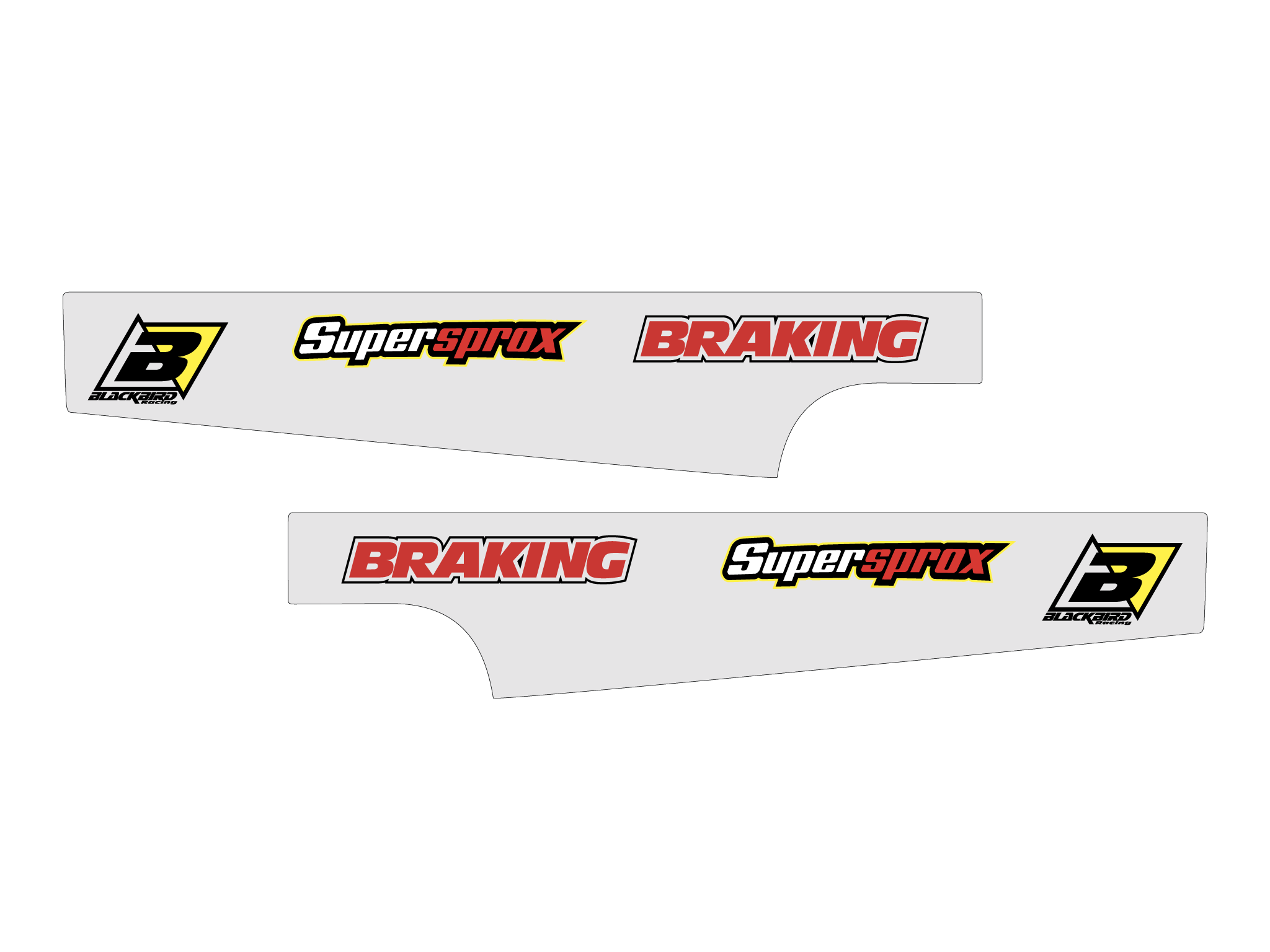 Swingarm decals Yamaha WR 250 F (01-14) BL-5238N