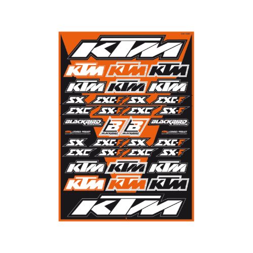 Kit crystall sticker universal Blackbird - KTM BL-5523