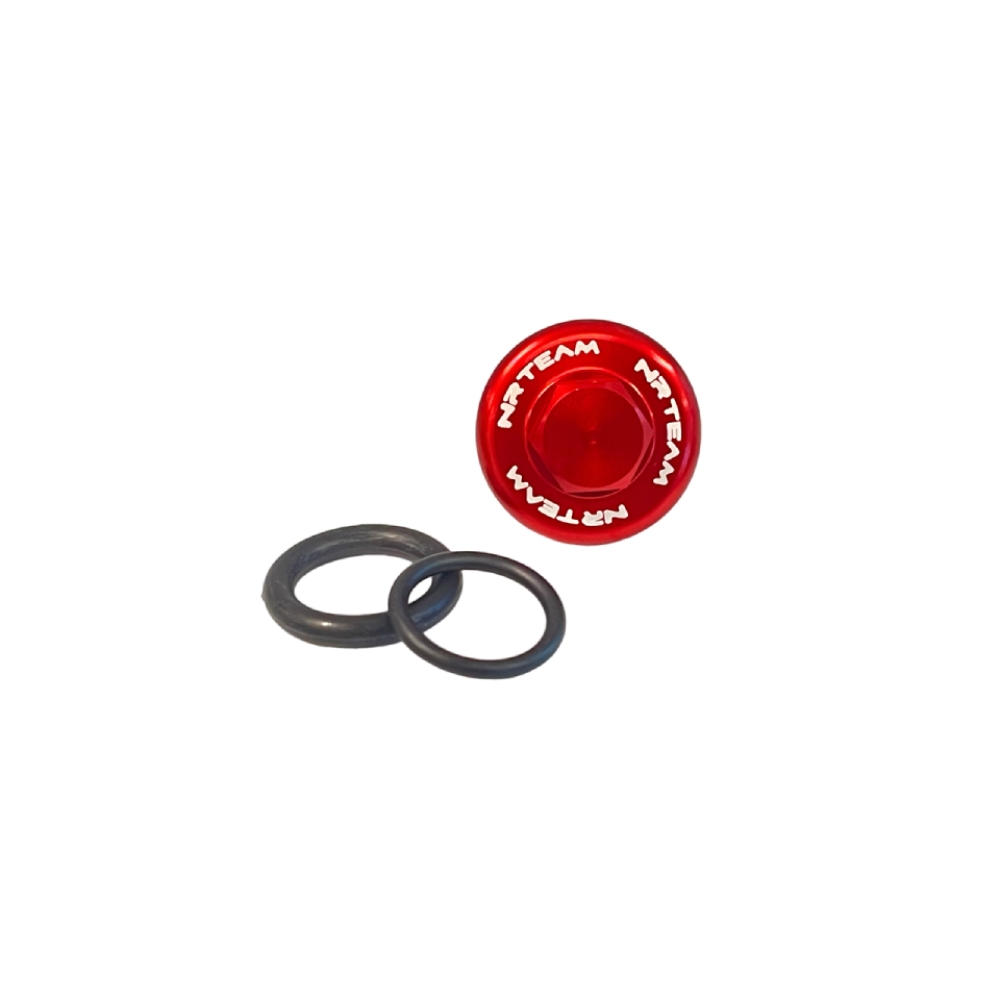 Oil filler cap Kawasaki KX 125 (90-05) red DS88.2003R