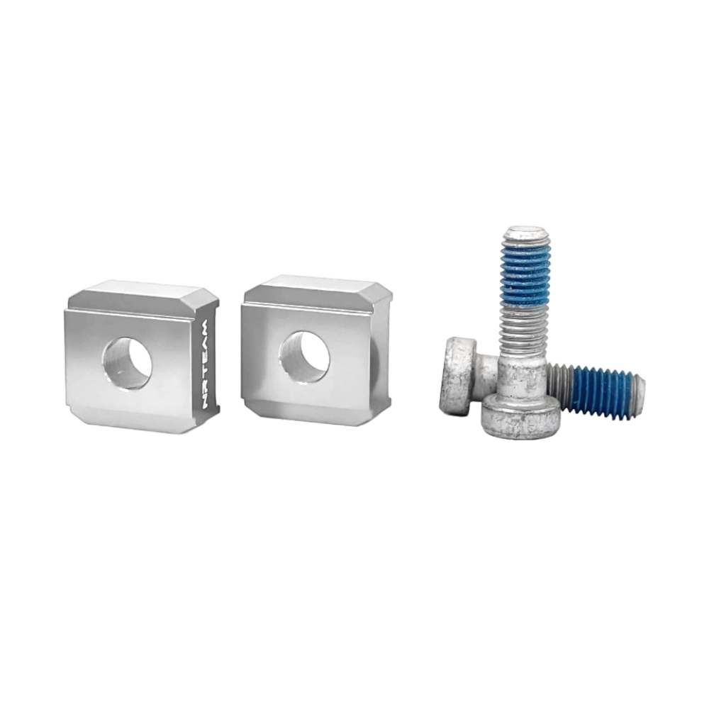 Handlebar riser kit Beta RR 300 (13-24) - 10 mm NRTeam grey DS88.6013G