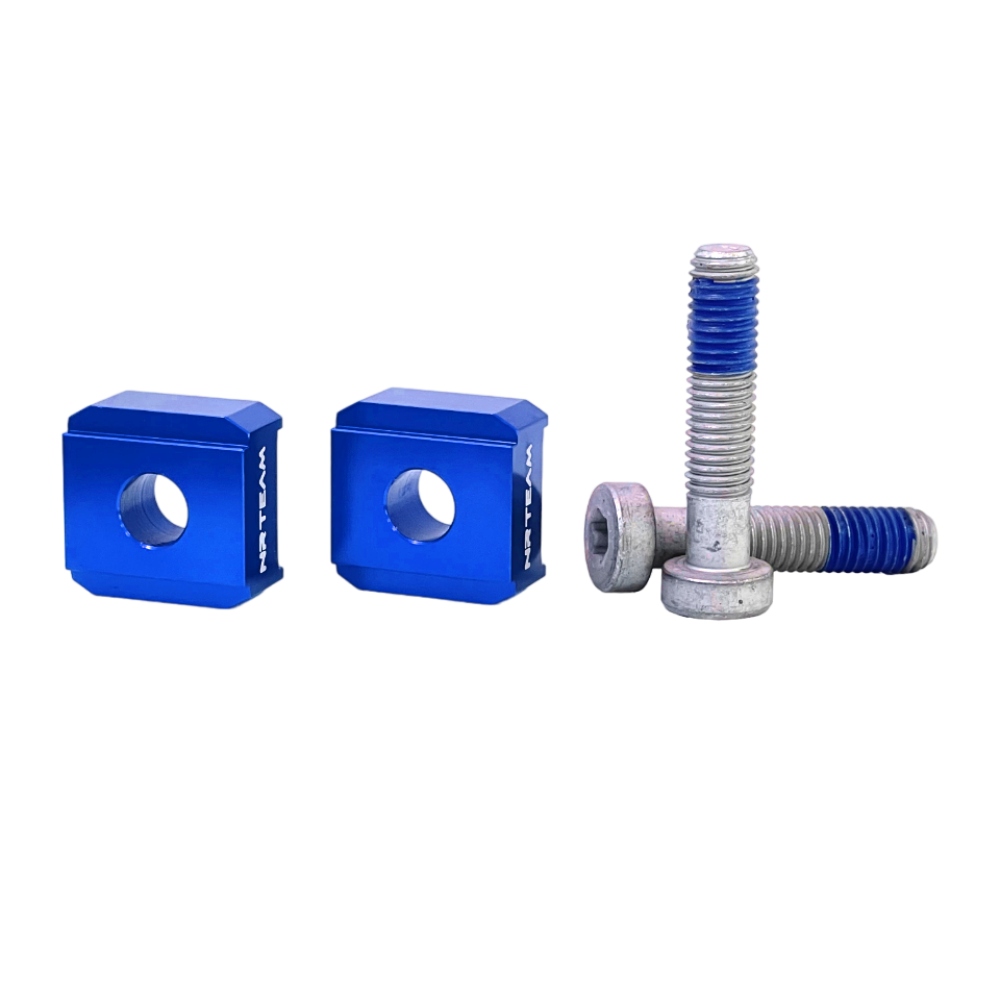 Handlebar riser kit KTM 250 EXC-F (12-23) - 10 mm NRTeam blue DS88.6014B