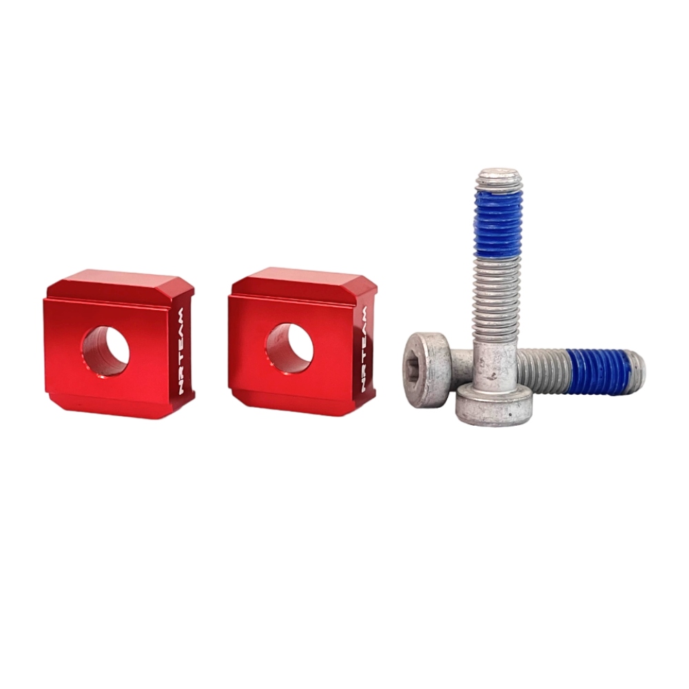 Handlebar riser kit Husaberg 350 FE (13-14) - 10 mm NRTeam red DS88.6014R