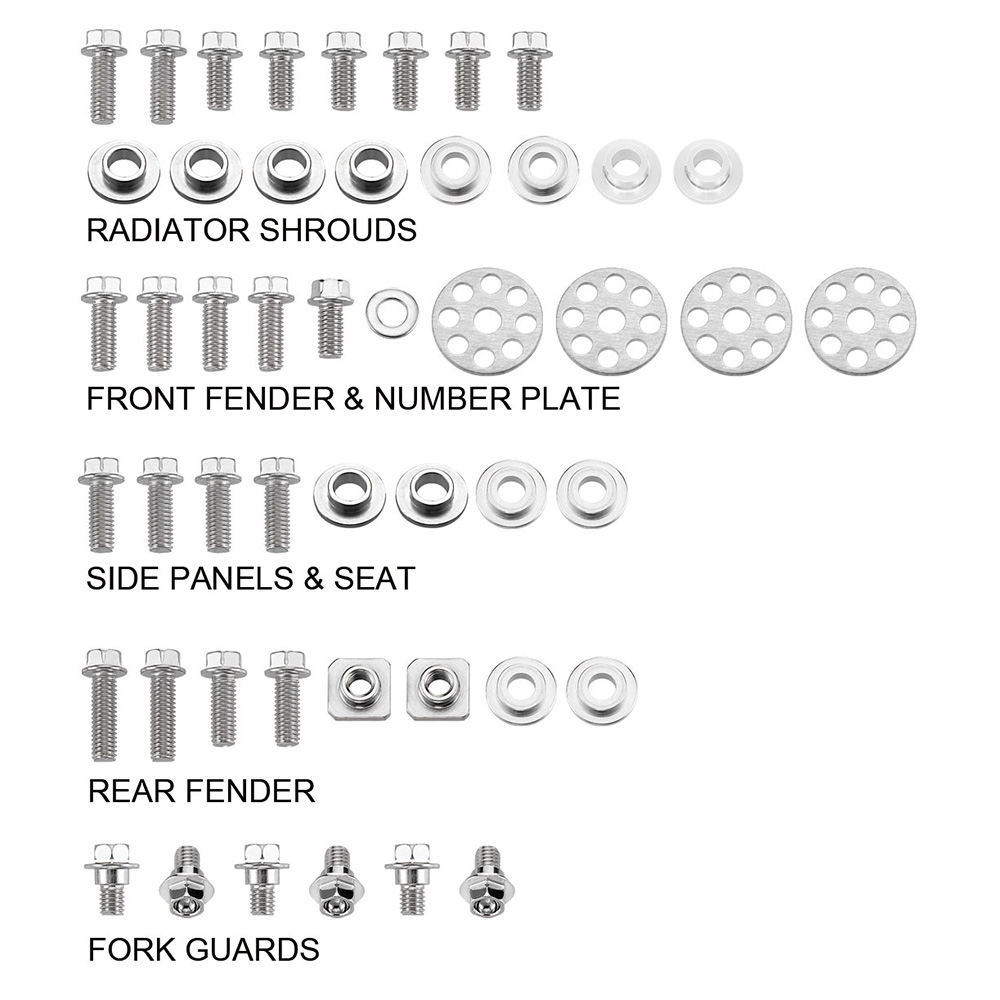 Plastics Screw Kit Suzuki RMZ 250 (07-09) DS89.5403