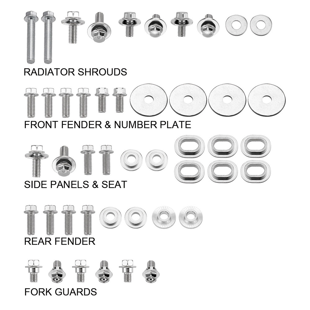 Plastics Screw Kit Suzuki RMZ 250 (19-21) DS89.5404