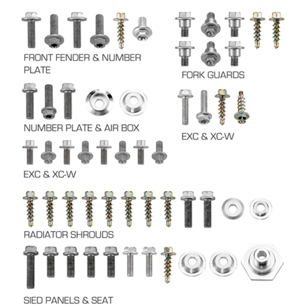 Plastics Screw Kit KTM 200 EXC (12-16) DS89.5501