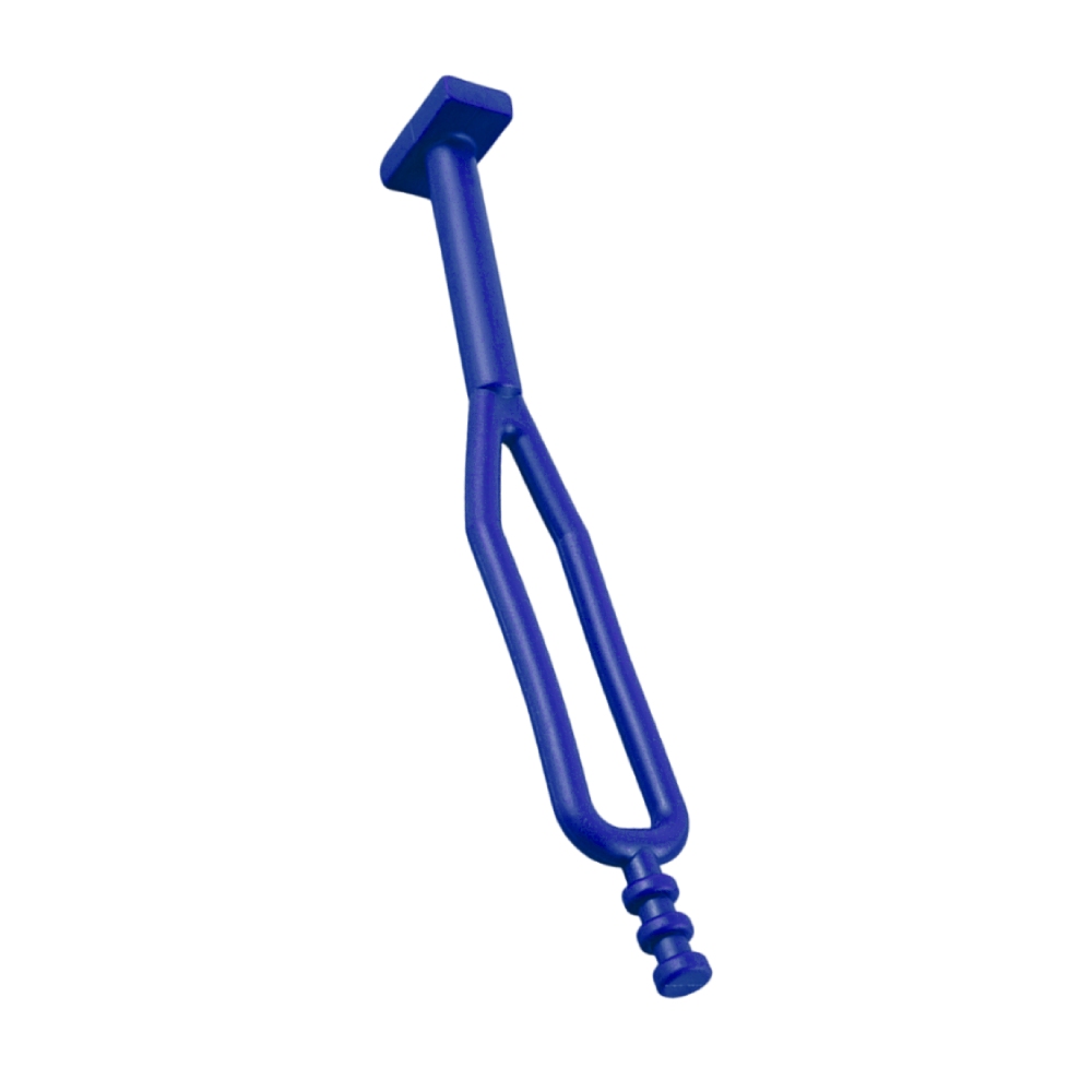 Side stand rubber strap long blue