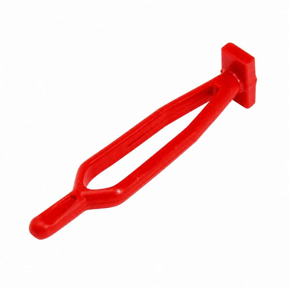 Side stand rubber strap short red DS89.9528R