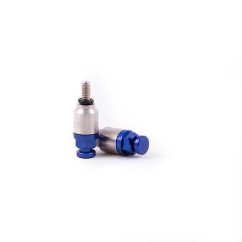 Pair of quick-release fork bleeders M4x0.7 blue DS97.0407B