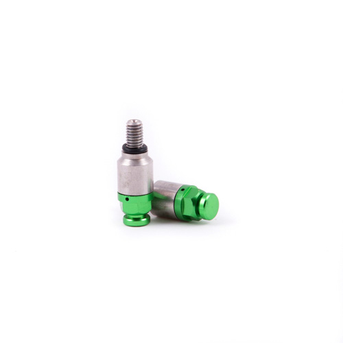 Pair of quick-release fork bleeders M5x0.8 green DS97.0508V