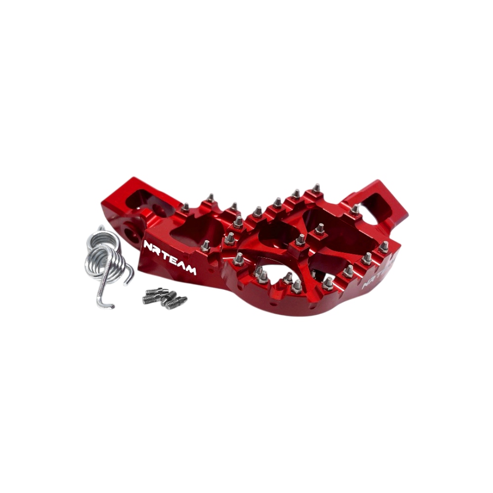 Footpegs Ergal KTM 250 EXC-F (17-23) red DS98.0798R