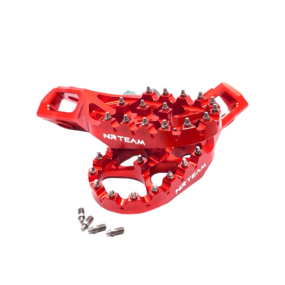 Footpegs Ergal KTM 350 SX-F (23-26) red DS98.7925R