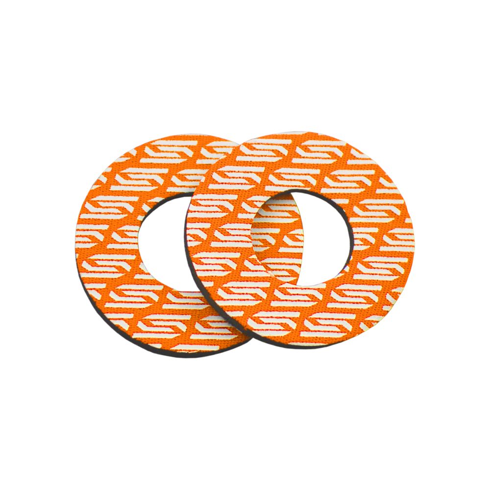 Pair of grip donuts Scar orange DTZ4