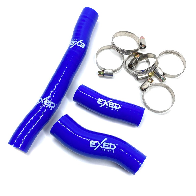 Radiator hoses KTM 250 EXC (20-23) blue - Exed E-SH-K2-B