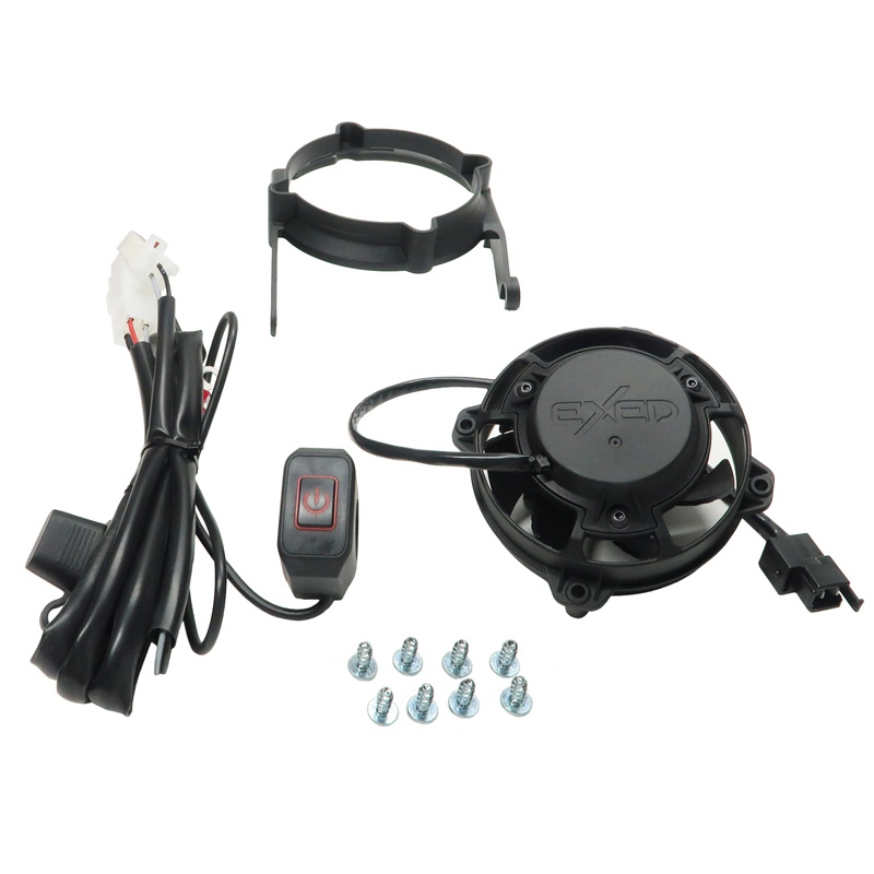 Radiator fan kit KTM 250 EXC-F (17-23) manual Exed EX-RFS-K2-SR