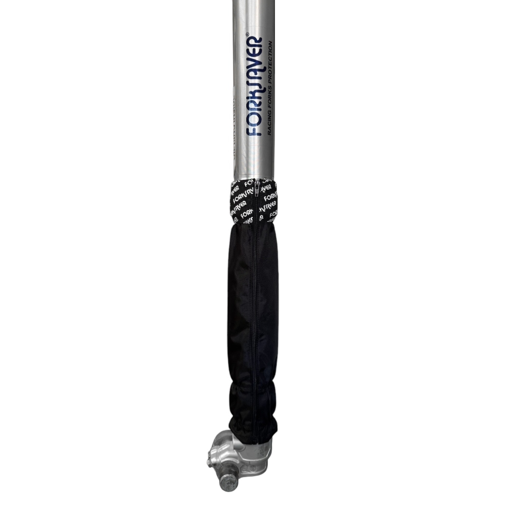Forksaver fork covers with zip for fork tubes from 45 mm to 48 mm black Forksaver fork covers with zip for fork tubes from 45 mm to 48 mm black