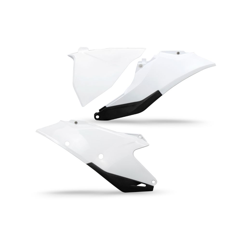 Side number plates Gasgas 350 MC-F (22-23) white GG07129-041