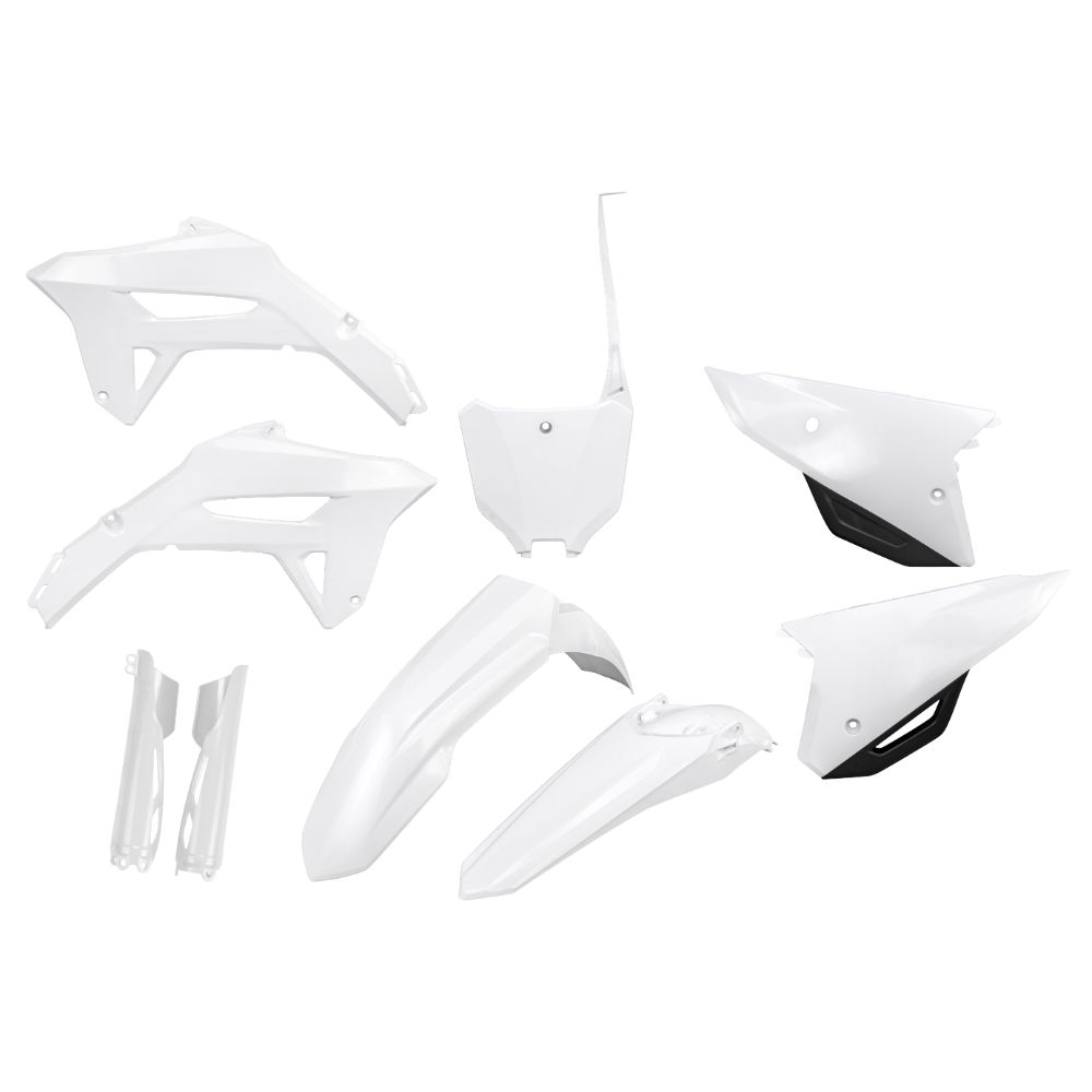 Plastics kit Honda CRF 450 R (21-24) - colour white HOKIT125F-041