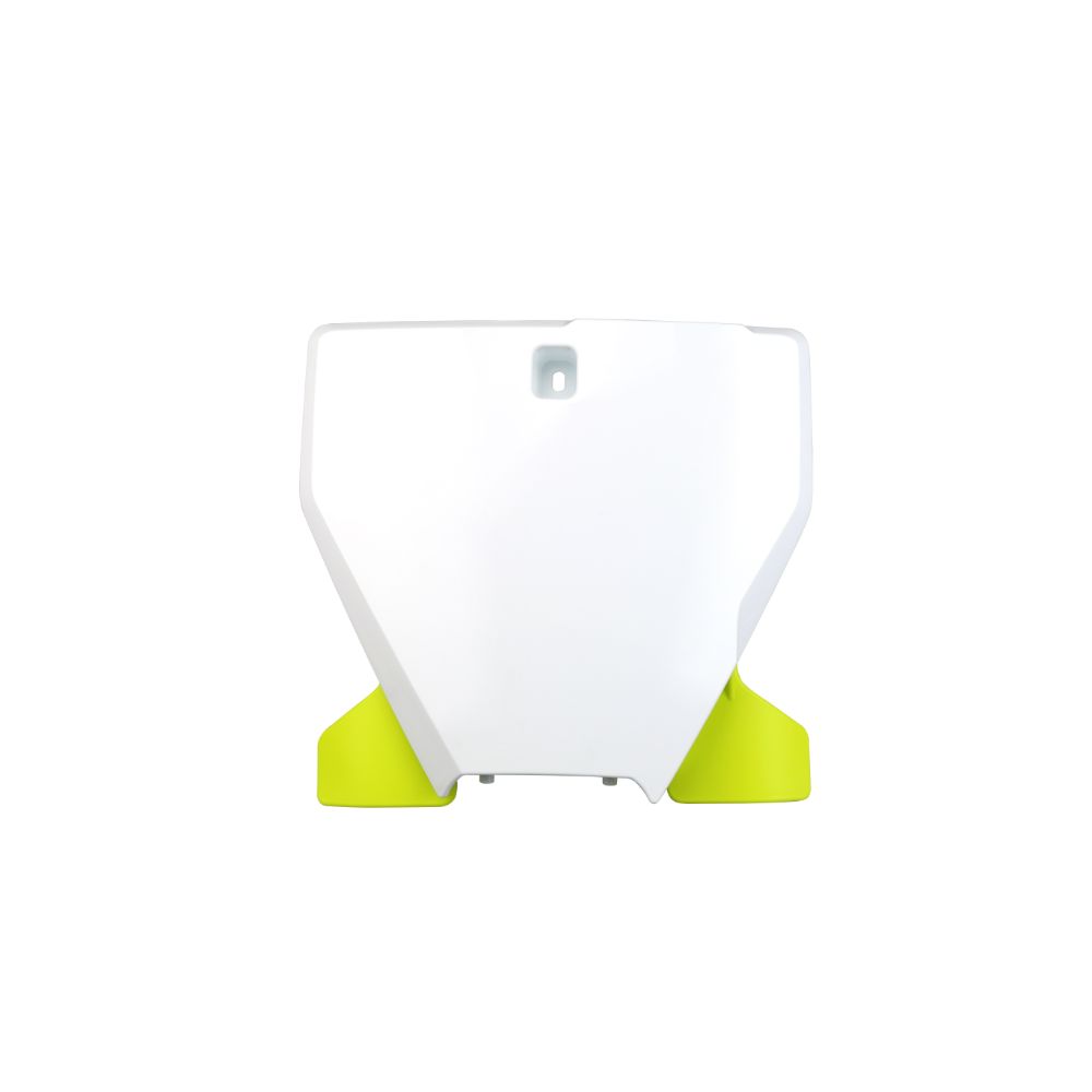 Number plate front Husqvarna 125 TC (19) white e yellow fluo HU03395-041