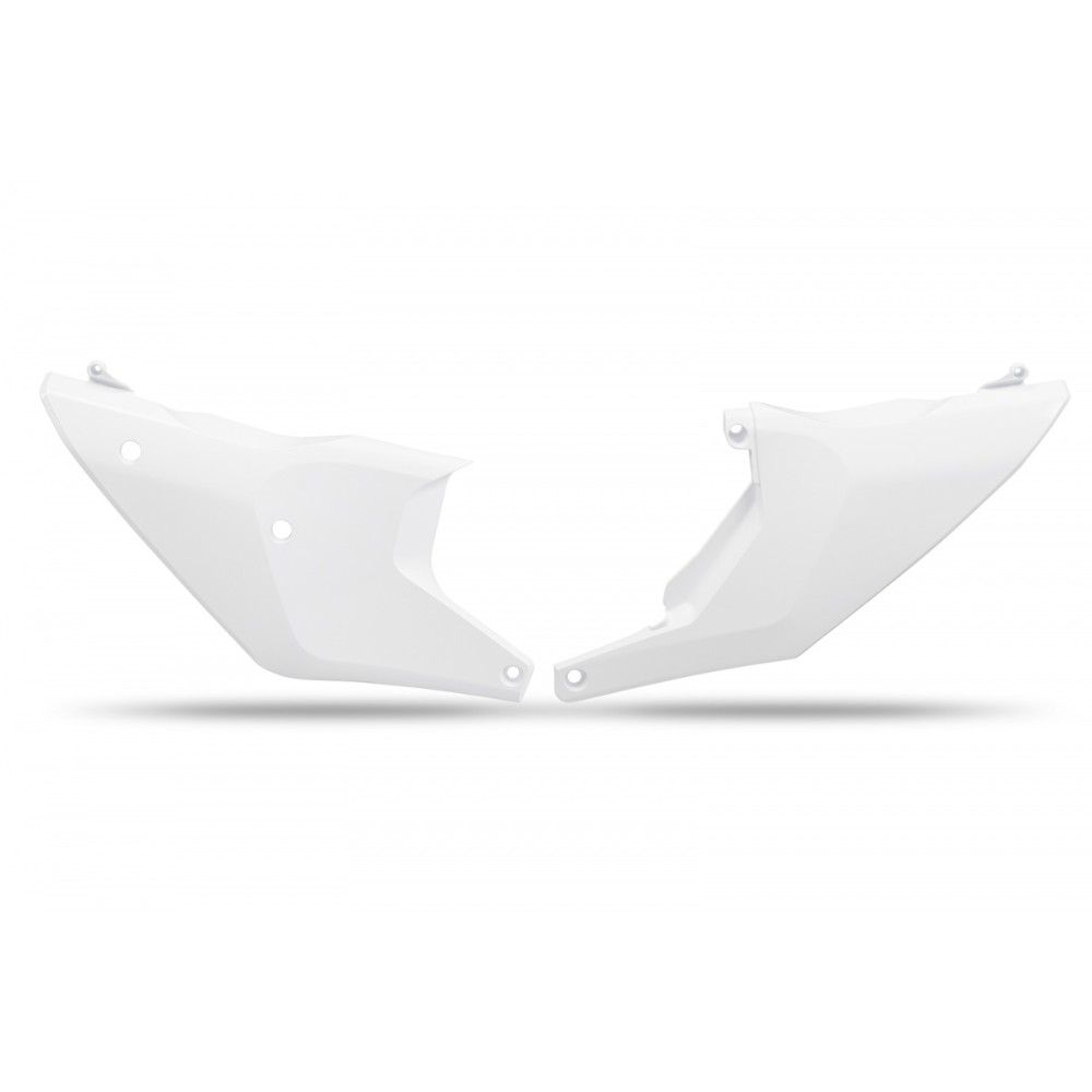 Side number plates Husqvarna 300 TE (24-26) white* HU04309-040
