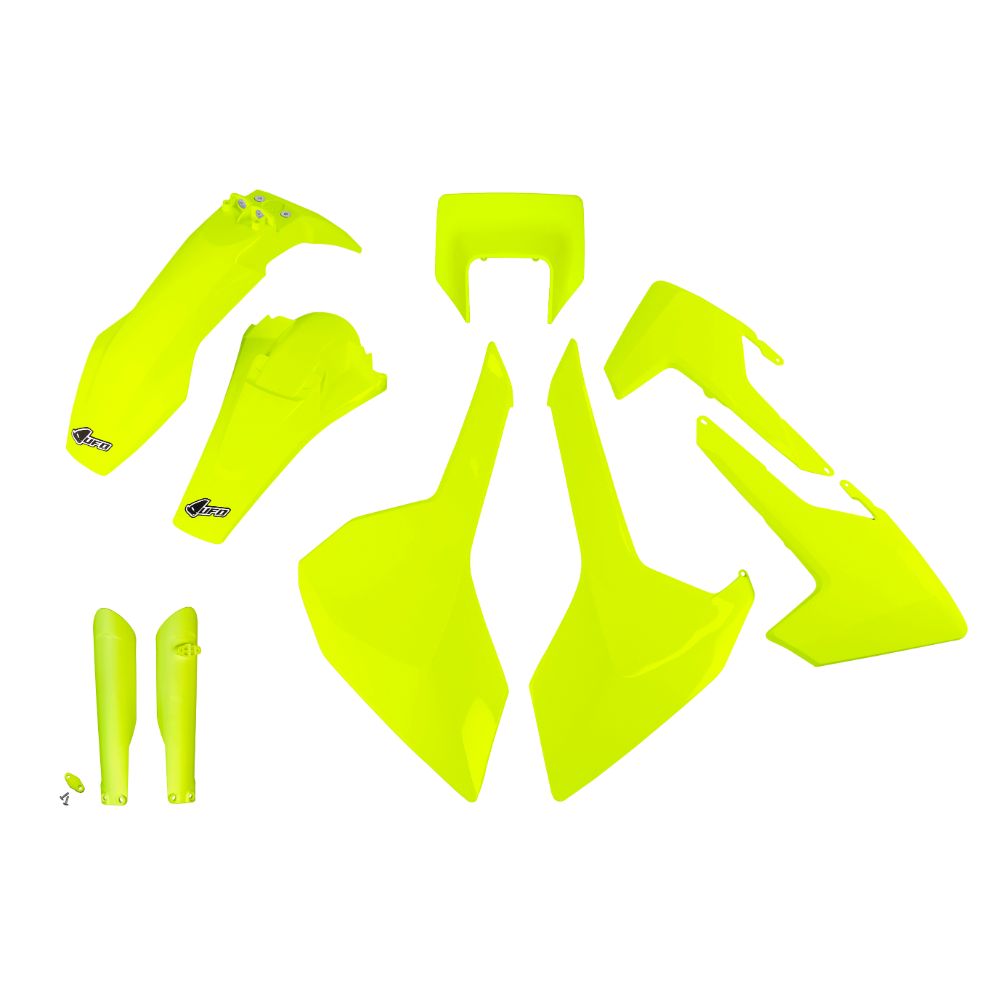 Plastics kit Husqvarna 250 FE (17-19) - colour neon yellow HUKIT621F-DFLU