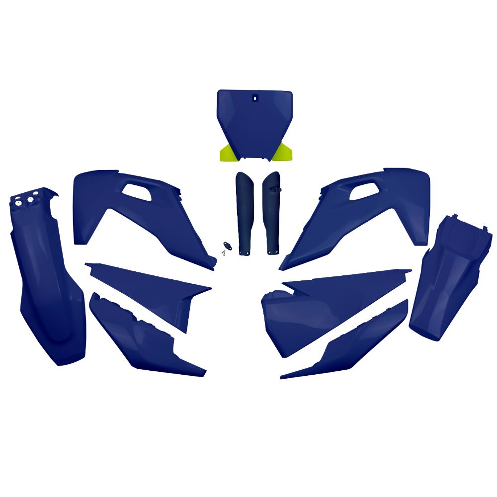 Plastics kit Husqvarna 250 TC (19-22) - colour blue HUKIT622F-087