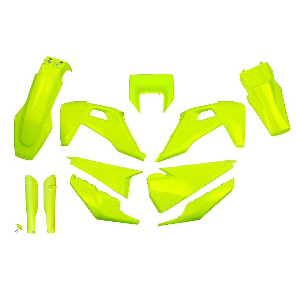 Plastics kit Husqvarna 250 FE (20-23) - colour neon yellow HUKIT623F-DFLU