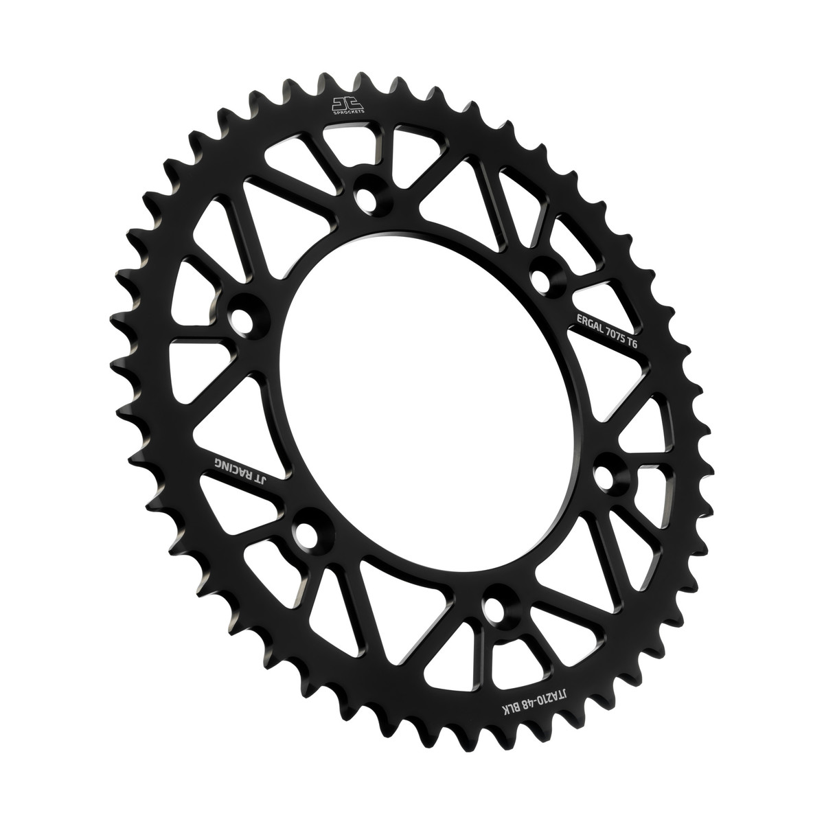 Rear sprocket JT ergal Honda CRF 250 X (04-17) 48 teeth black JTA210.48BLK