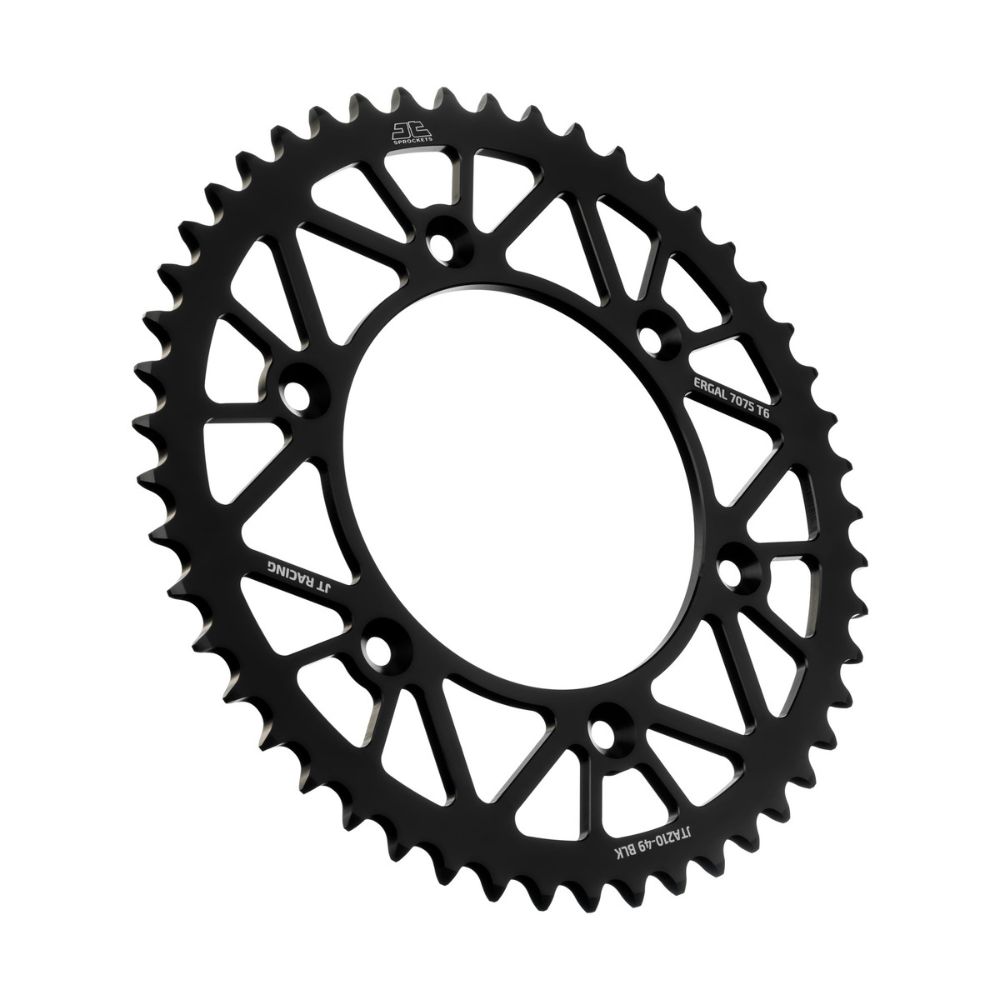 Rear sprocket JT ergal Honda CR 250 (88-07) 49 teeth black JTA210.49BLK
