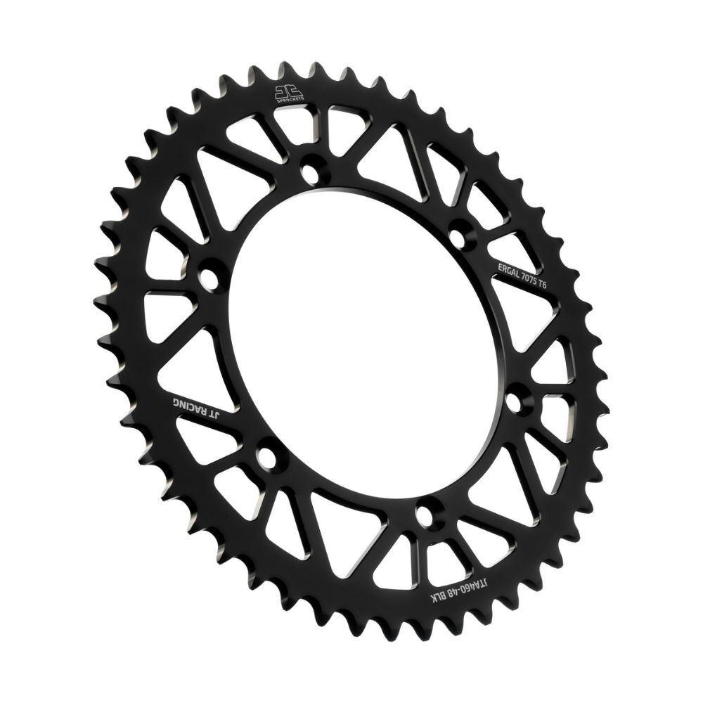 Rear sprocket JT ergal Suzuki RMZ 250 (04-06) 48 teeth black JTA460.48BLK