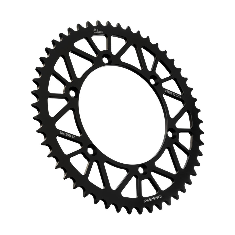 Rear sprocket JT ergal Kawasaki KX 450 F (06-25) 50 teeth black JTA460.50BLK